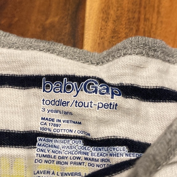 Girl’s Size 3 T-shirt Bundle of 2: GAP Pink Sleeves with Bicycle & Hooded Tunic - Picture 4 of 12